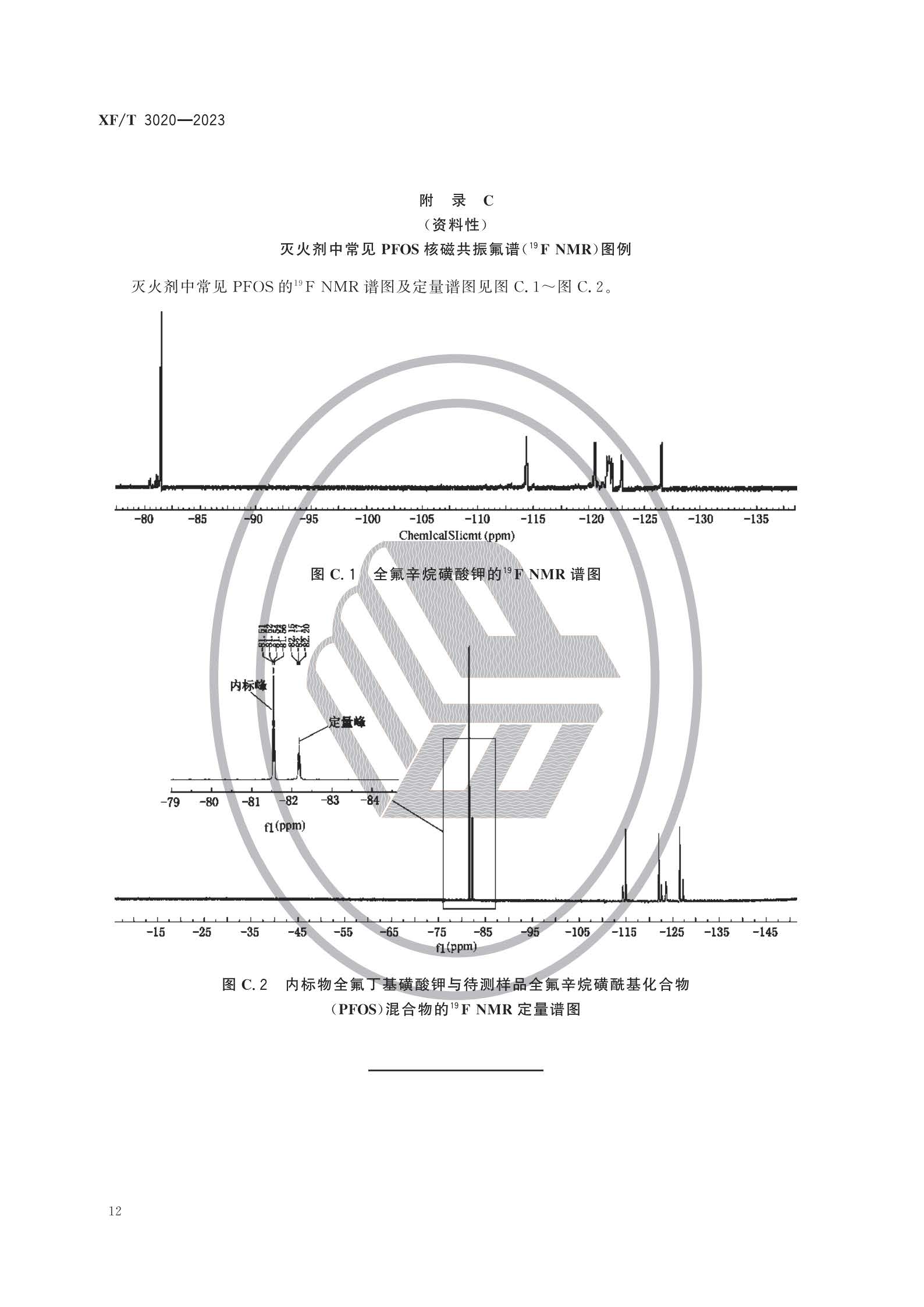 XFT3020-2023 灭火剂中全氟辛烷磺酰基化合物（PFOS）的测定方法(图15)