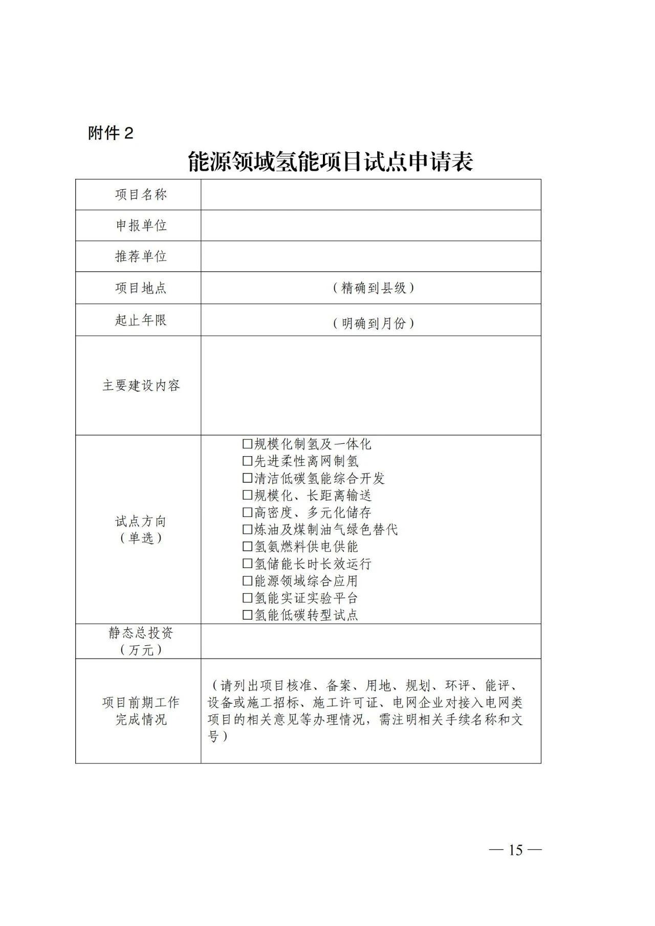 国家能源局发布关于组织开展能源领域氢能试点工作的通知(图15)